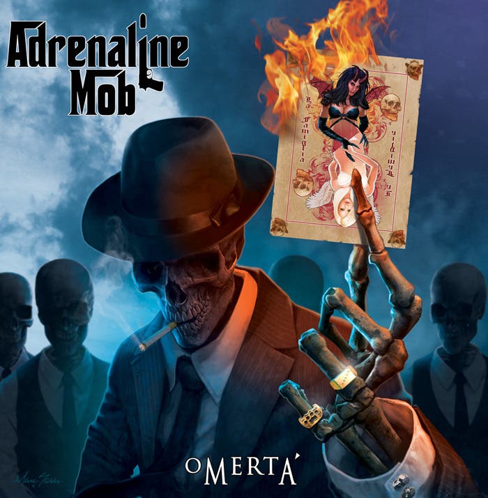 Portada del álbum Omertá, de Adrenaline Mob