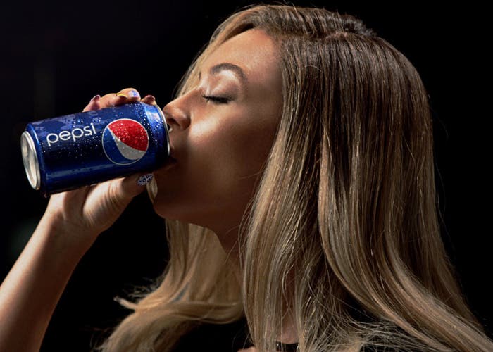 Beyoncé en el anuncio de Pepsi