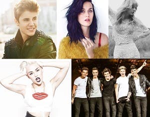 Artistas nominados a Mejor artista pop en los MTV EMA 2013